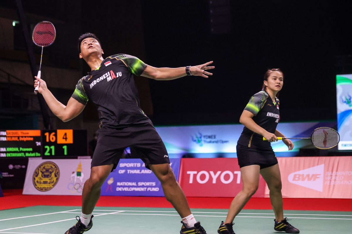 Praveen/Melati harus puas jadi runner up Thailand Open