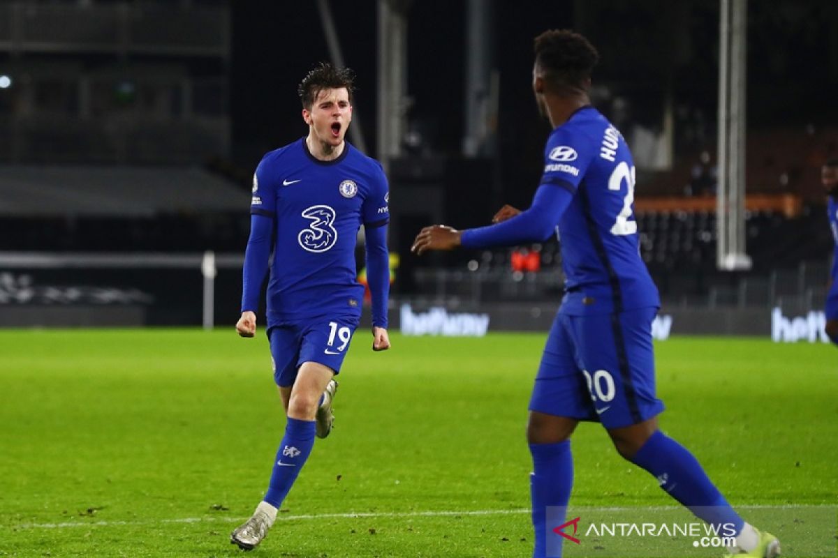 Liga Inggris - Gol tunggal Mason Mount antar Chelsea menang atas 10 pemain Fulham