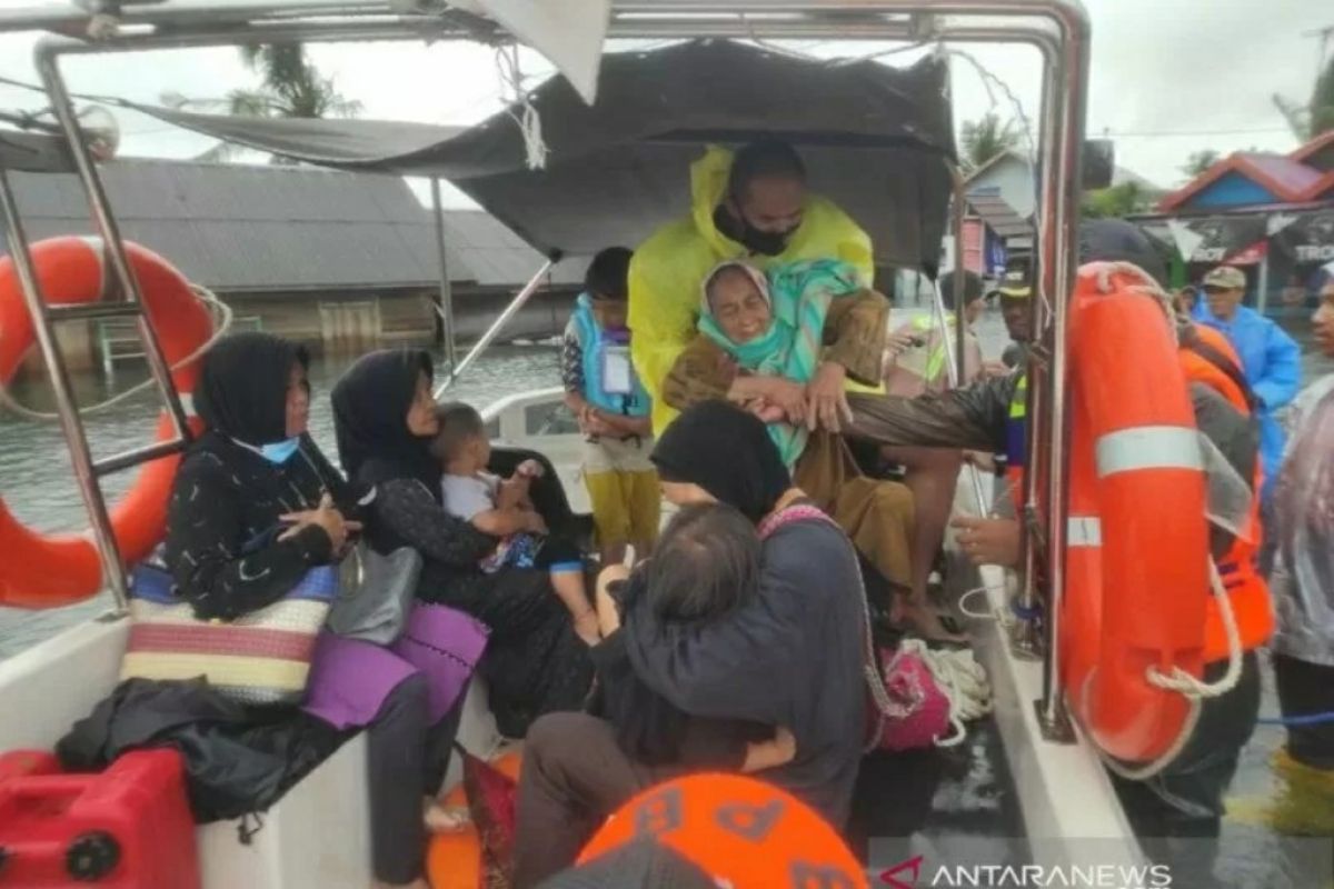 Dua kecamatan Tanah Laut, Kalsel alami banjir parah