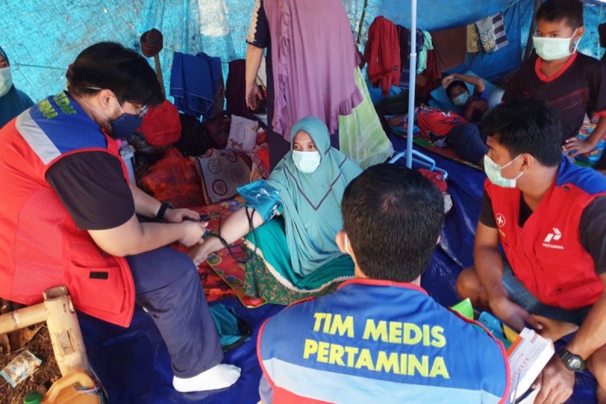 Tim medis Pertamina dirikan posko kesehatan di Majene