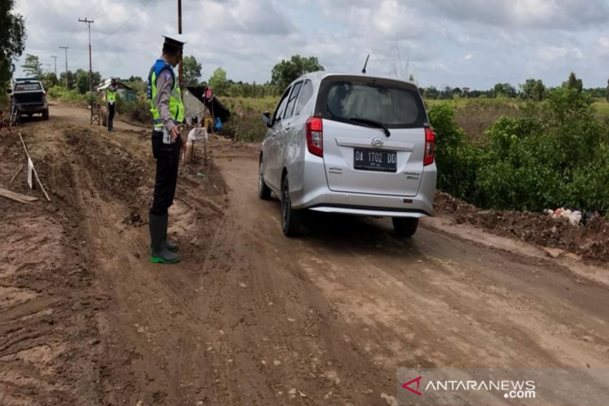 Jalur alternatif di Tapin mulai digunakan