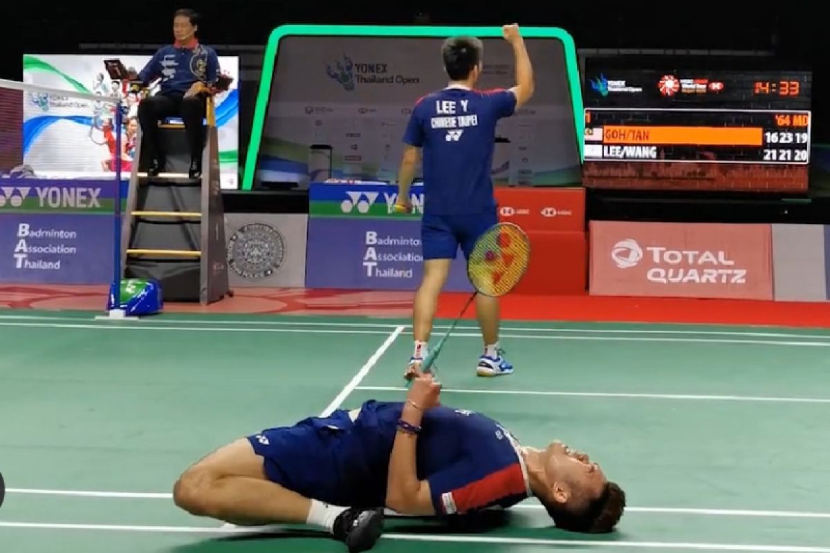 Lee Yang/Wang Chi-Lin juara ganda putra Thailand Open
