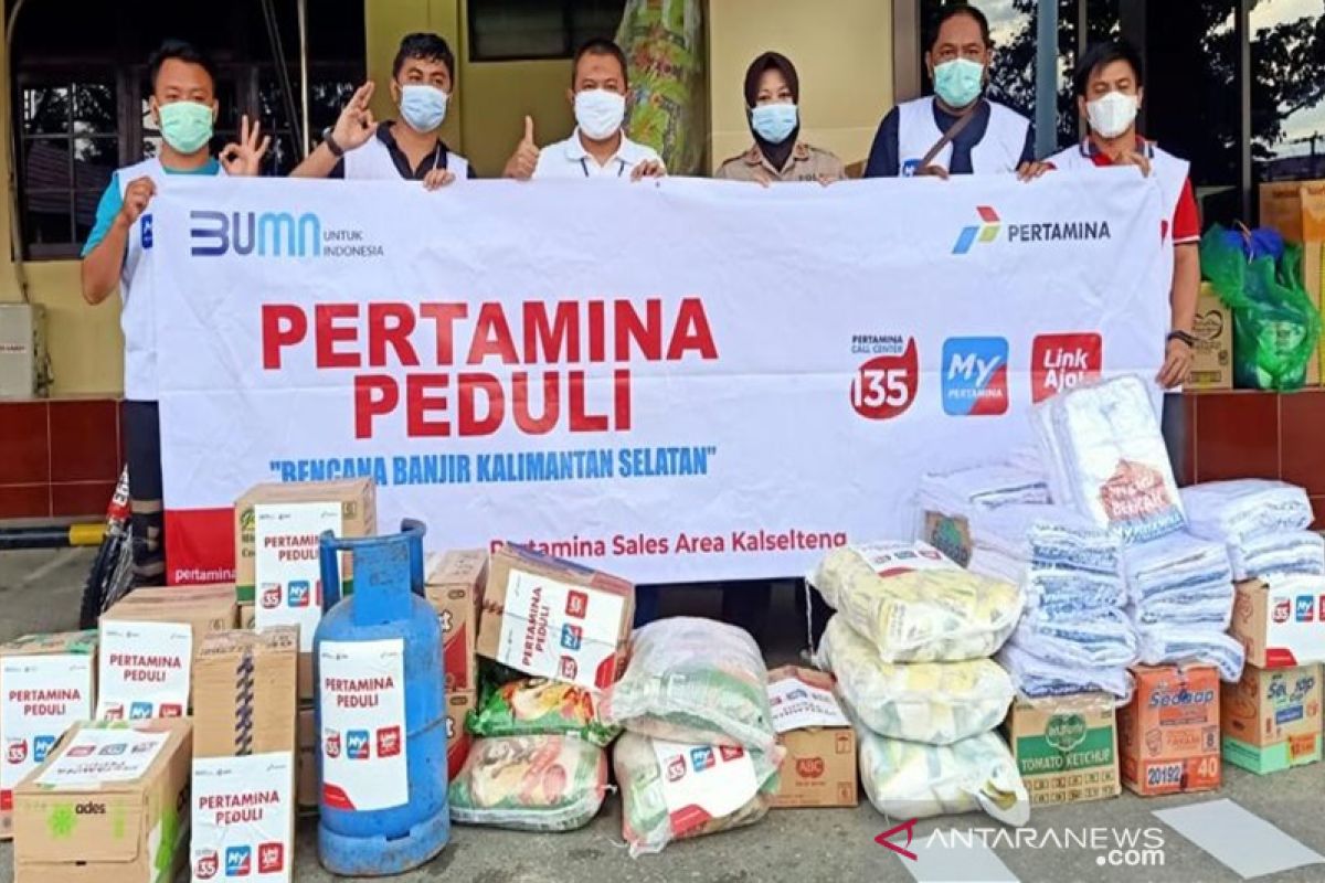 Pertamina salurkan bantuan korban banjir di Kalsel