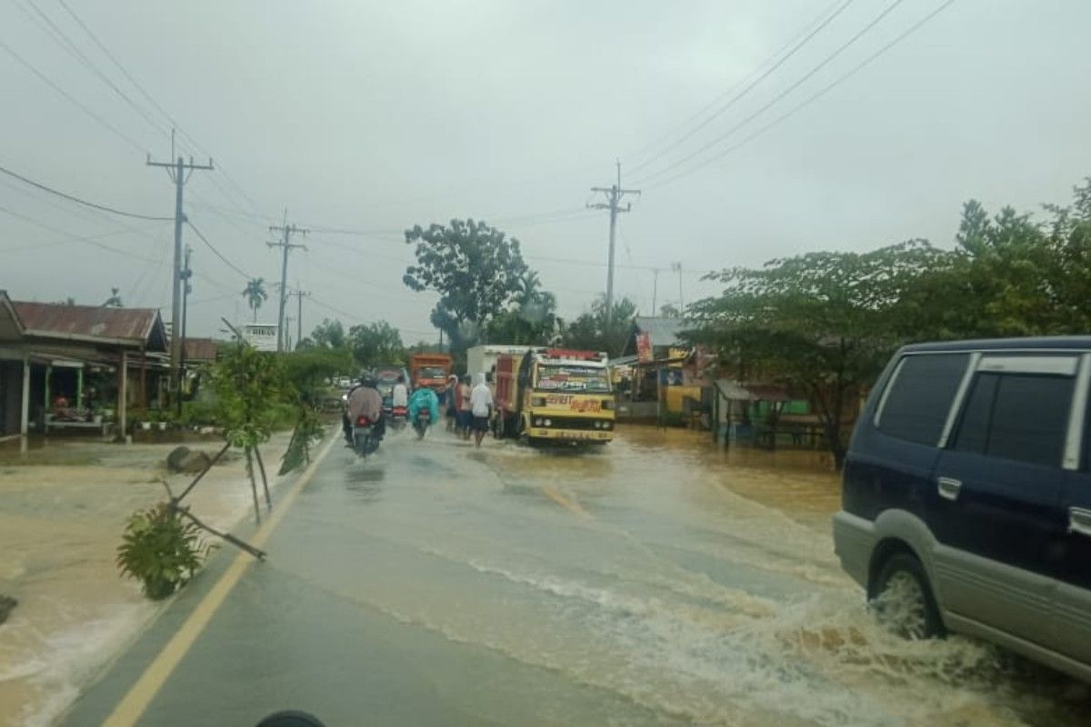 Kecamatan Gebang Langkat dilanda banjir