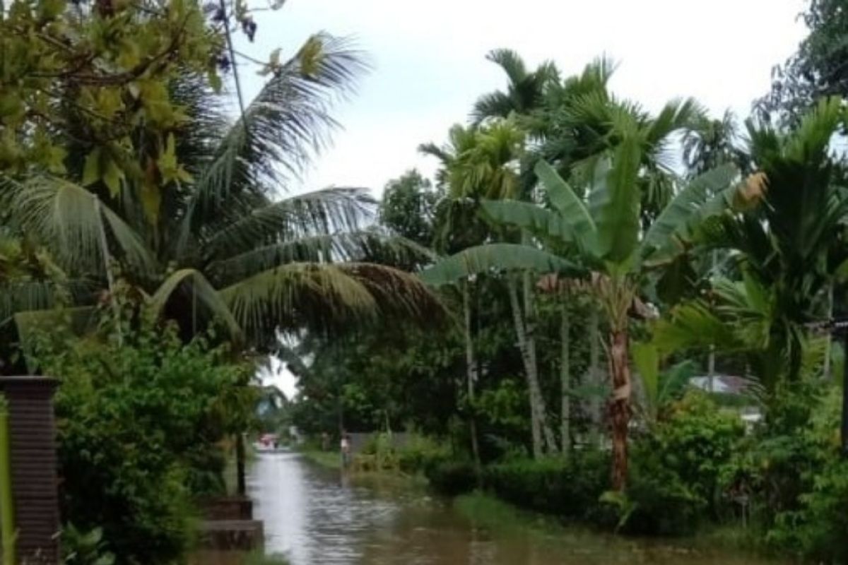 Ratusan kepala keluarga di Babalan Langkat terdampak banjir