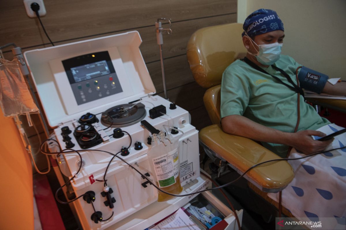 PMI Pekanbaru layani donor plasma konvalesen