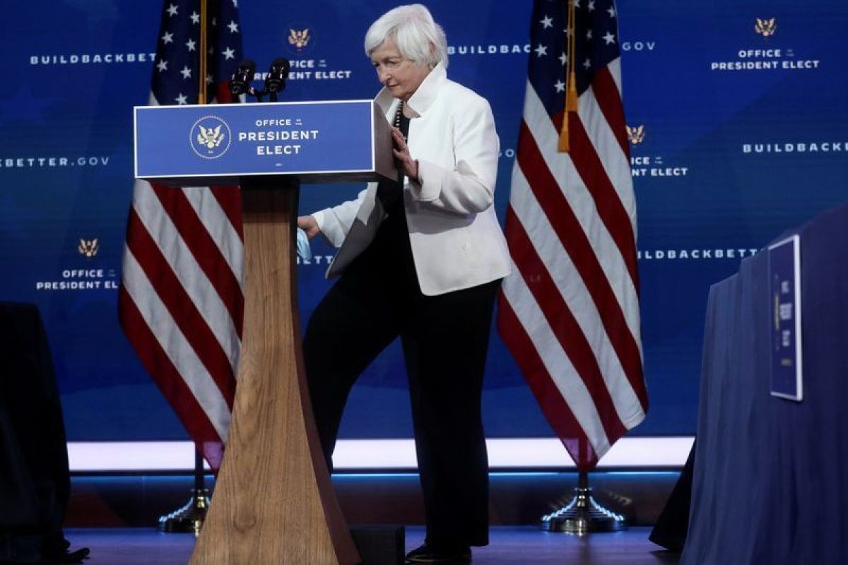 WSJ: Janet Yellen sebut AS tidak mencari dolar yang lebih lemah
