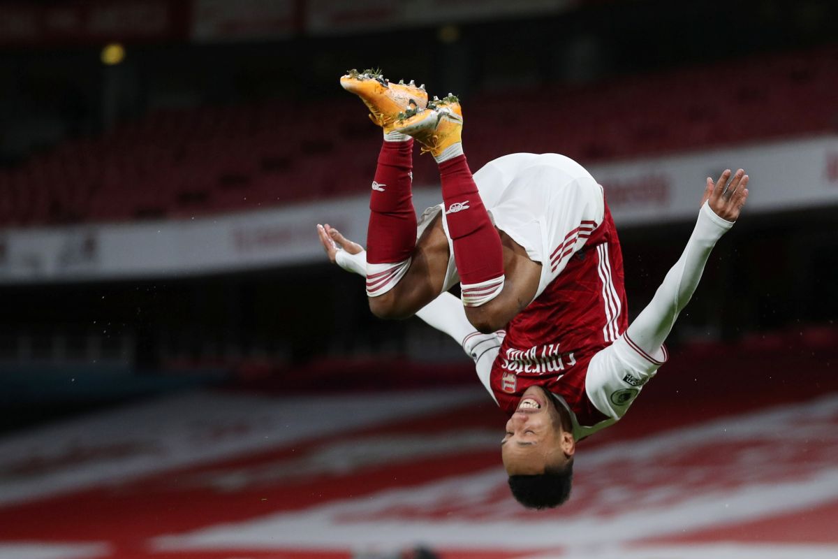 Dua gol Aubameyang bawa Arsenal tundukkan Newcastle