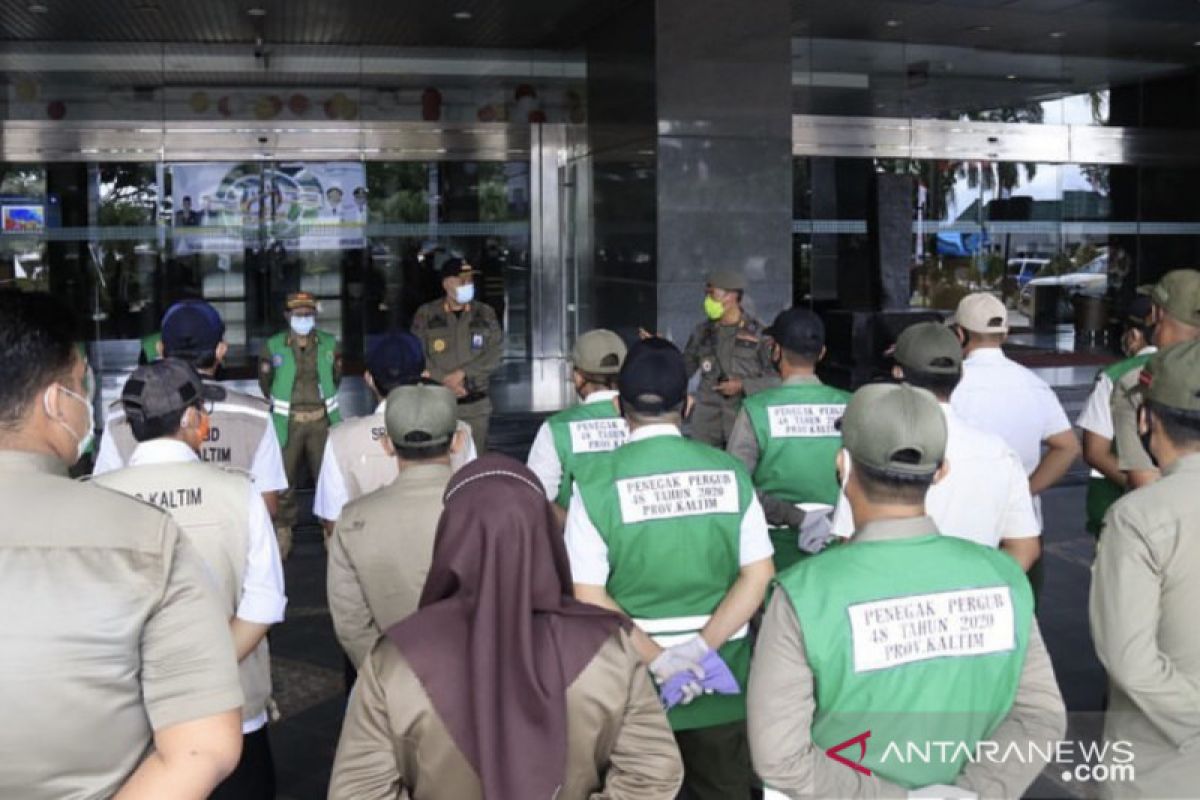 Satpol PP Kaltim  gelar penegakan protokol kesehatan