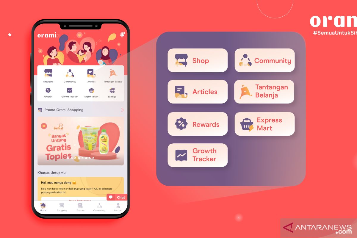 Orami perkenalkan logo dan fitur di aplikasi baru