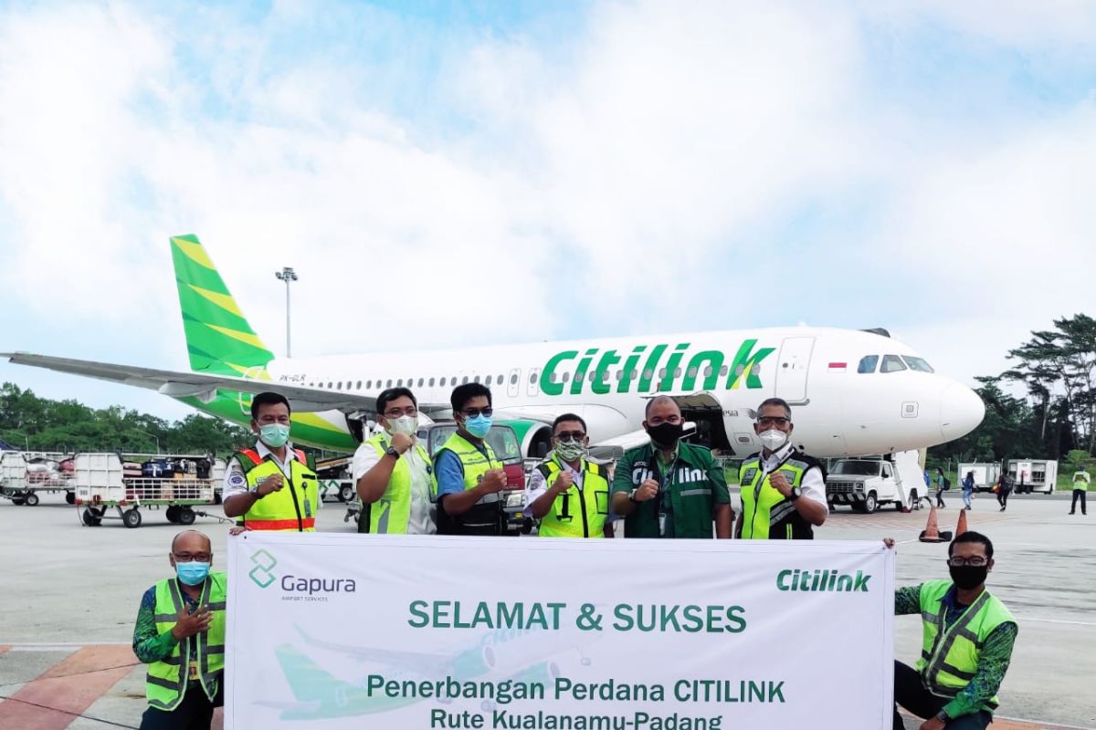 Citilink layani rute Padang-Medan  empat kali sepekan