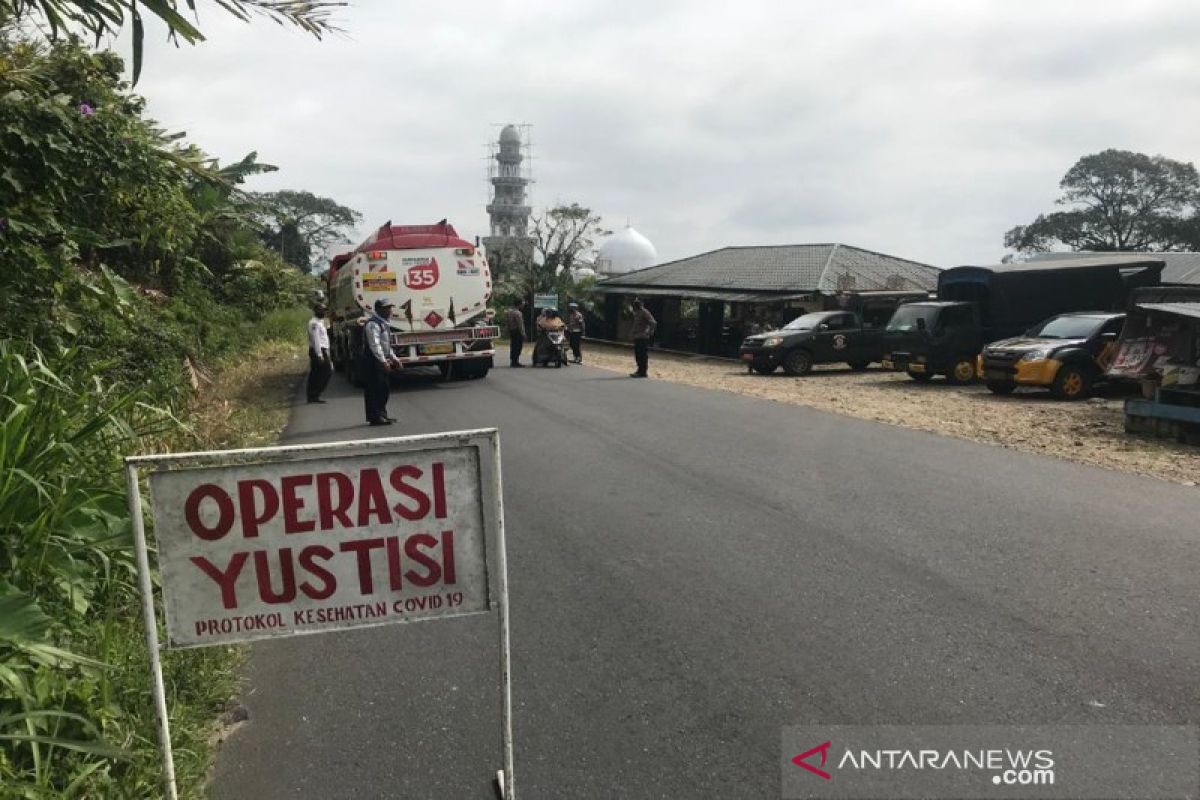 155 orang pelanggar protokol kesehatan terjaring operasi yustisi di Tapsel