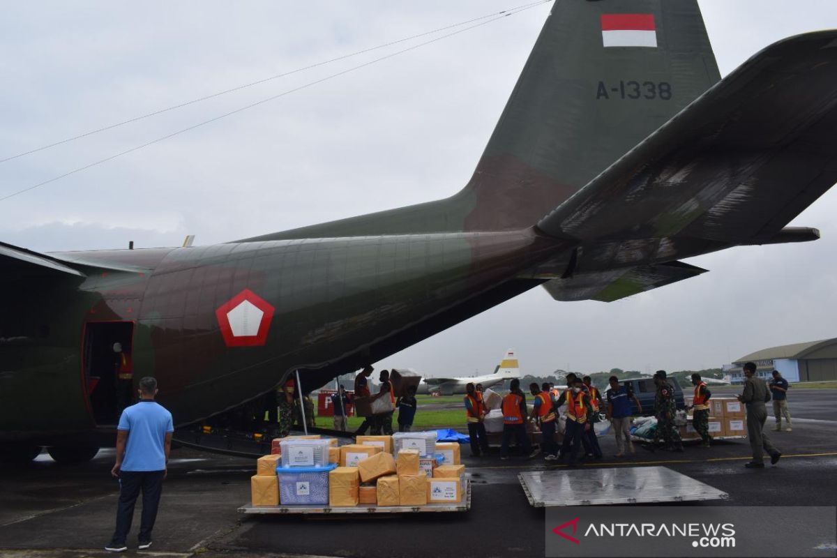 Pesawat TNI AU dikerahkan bantu korban bencana Sulbar dan Kalsel