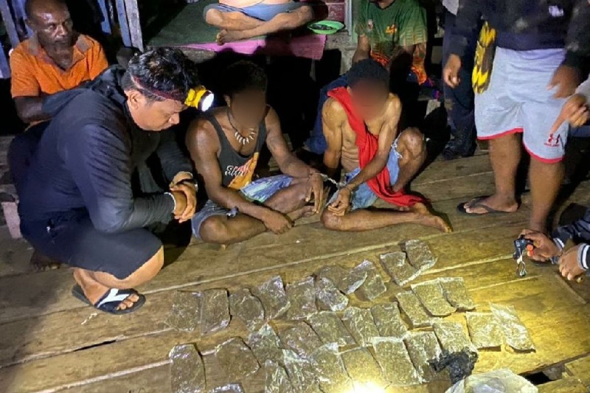 Tim gabungan Polresta Jayapura Kota tangkap pemasok ganja asal PNG