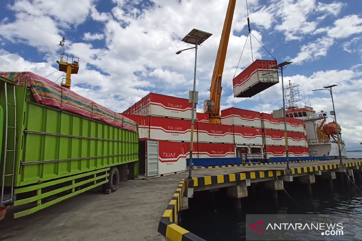 Kapal Tol Laut angkut 40 ton beras Parigi Moutung ke Sulut