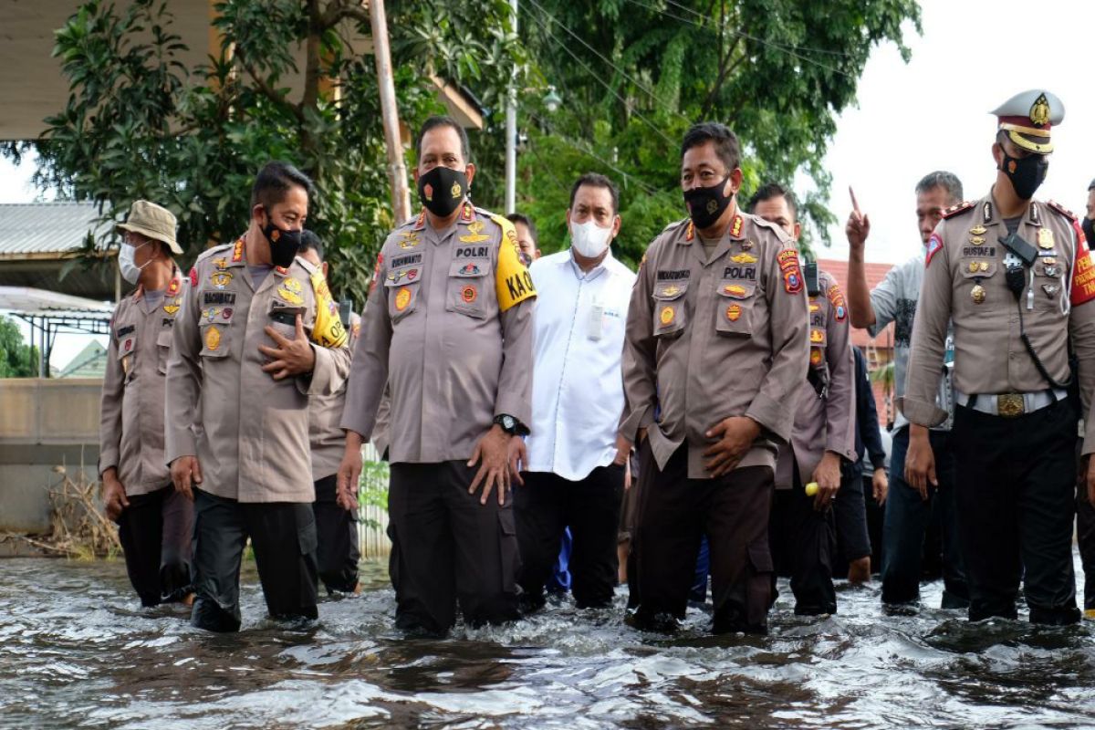Ratusan KK tinggal di Asrama Polisi Banjarmasin terdampak banjir