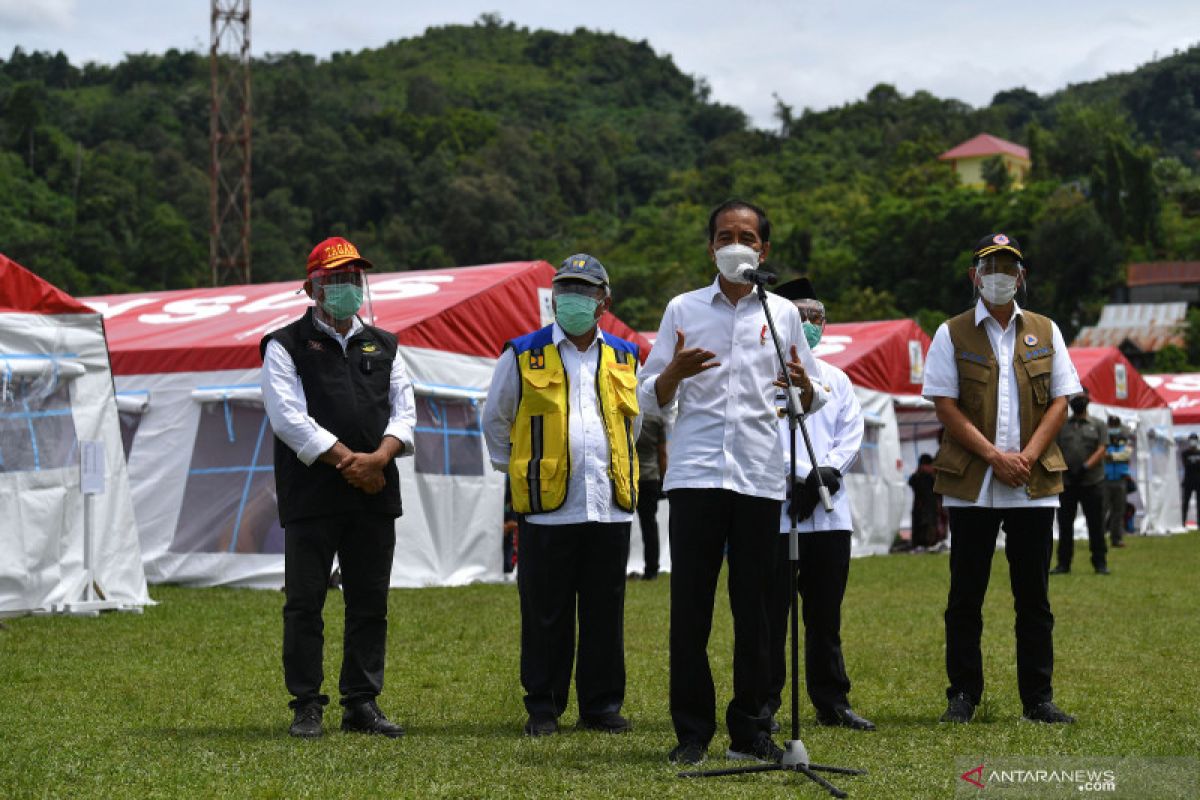 Presiden saksikan pemberian santunan untuk korban Sriwijaya Air