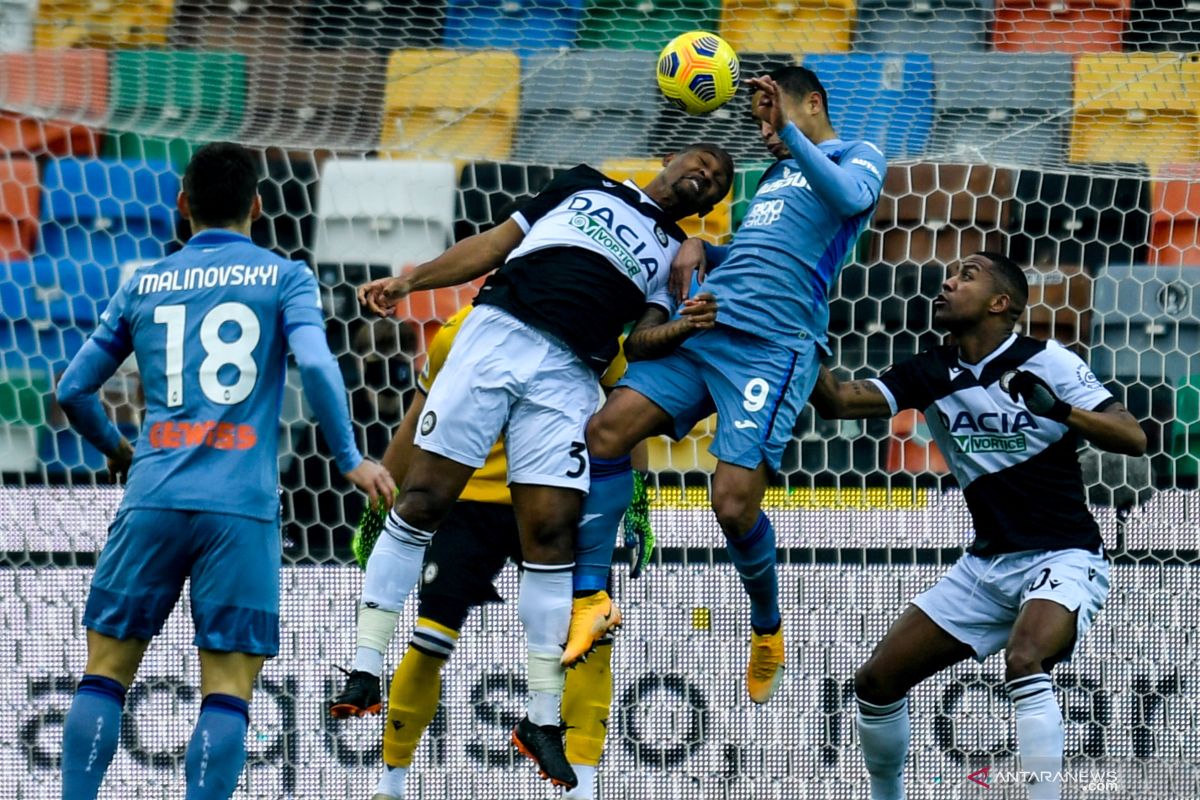 Udinese imbangi Atalanta 1-1