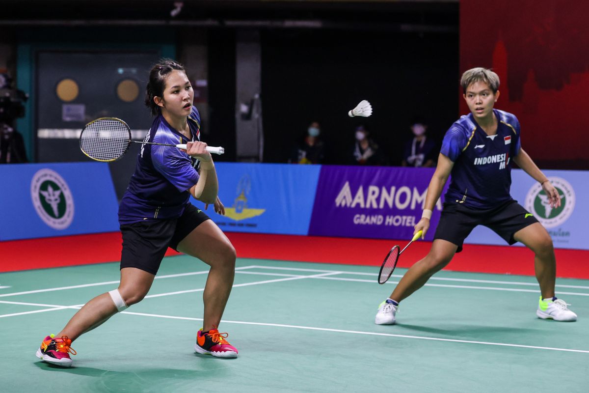 Ganda putri Indonesia Fadia/Ribka ditaklukkan unggulan ketujuh Thailand Open II