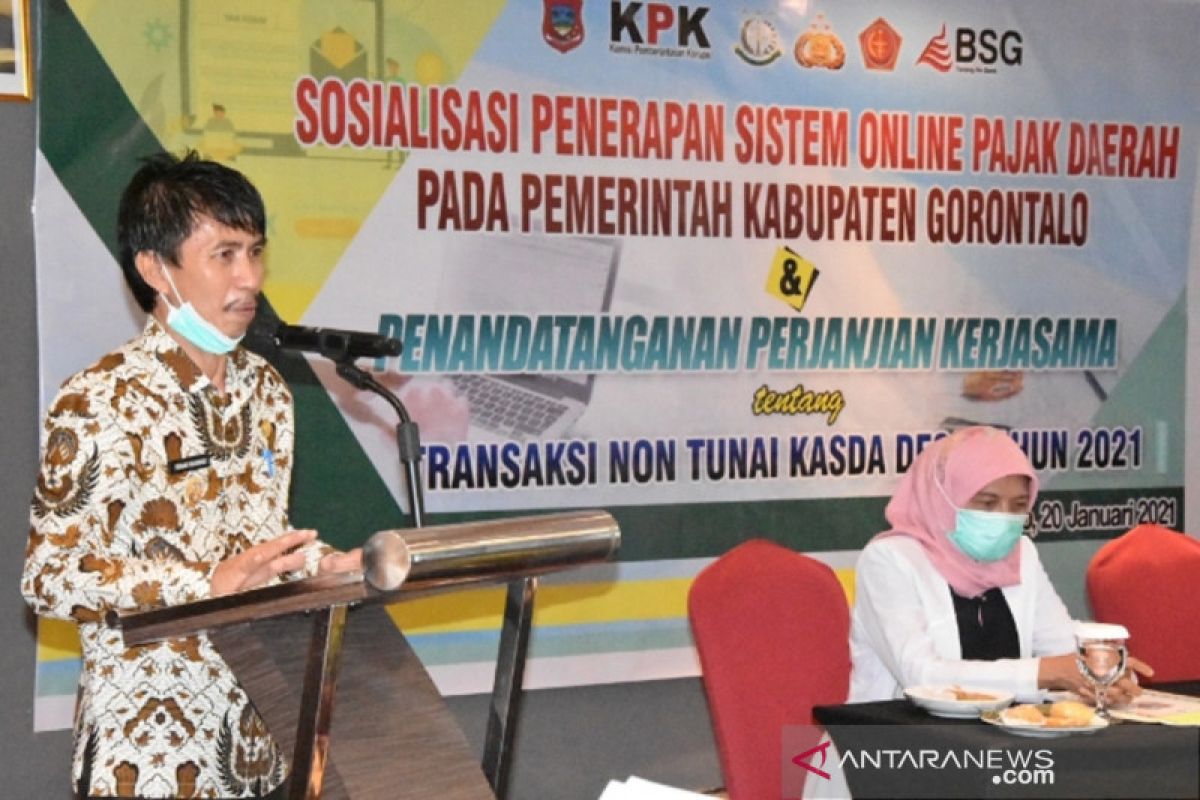 Pemkab Gorontalo dan BSG kerja sama pengelolaan pajak daring