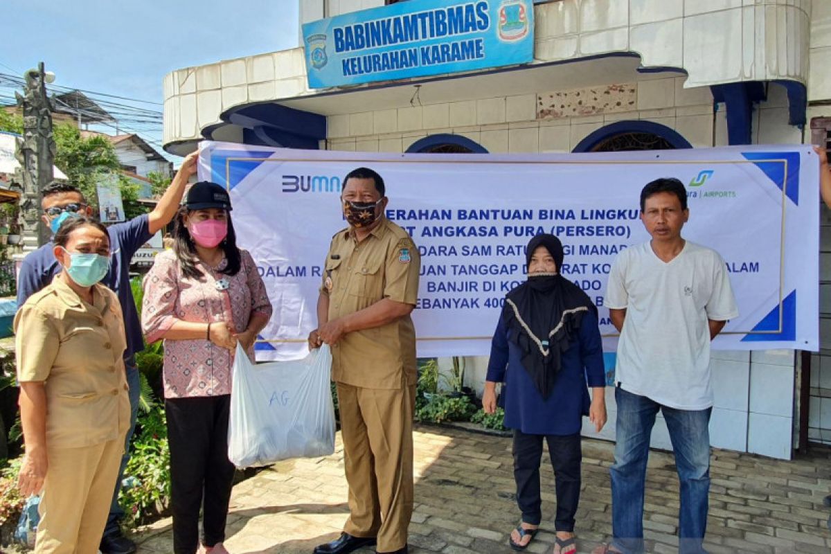 Bandara Sam Ratulangi peduli korban banjir-longsor Manado