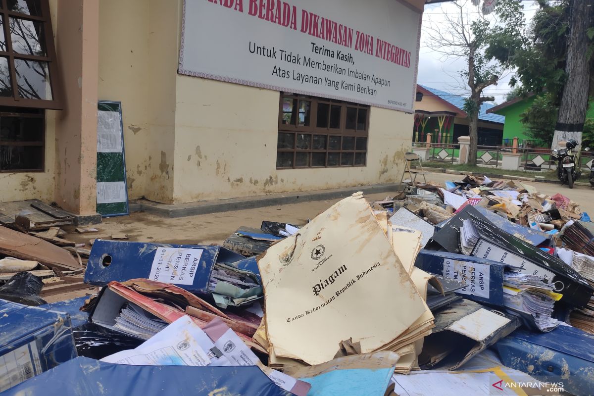 Banjir HST: 4 ribu berkas pensiunan dan kenaikan pangkat ASN turut terendam