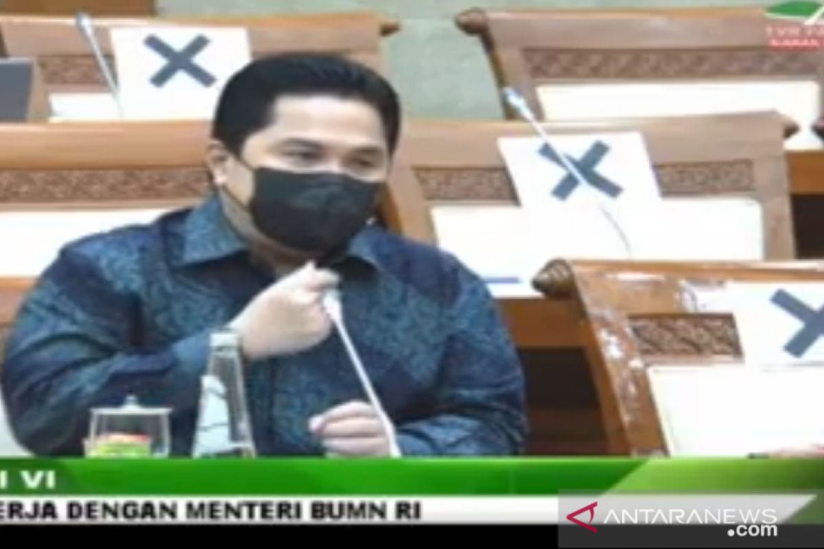 Erick: realisasi anggaran Kementerian BUMN tahun 2020 capai 97,74 persen