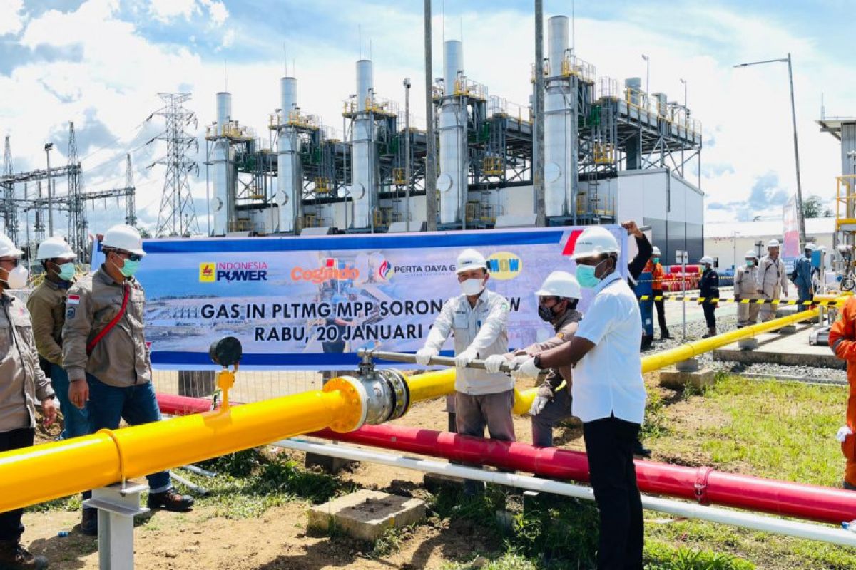 Perta Daya Gas alirkan gas perdana ke PLTMG Sorong