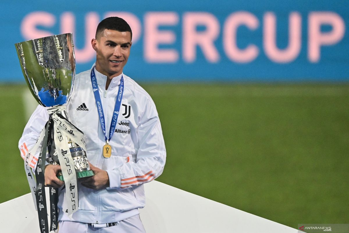 Cristiano Ronaldo anggap penting keberhasilan Juve menangi Piala Super Italia