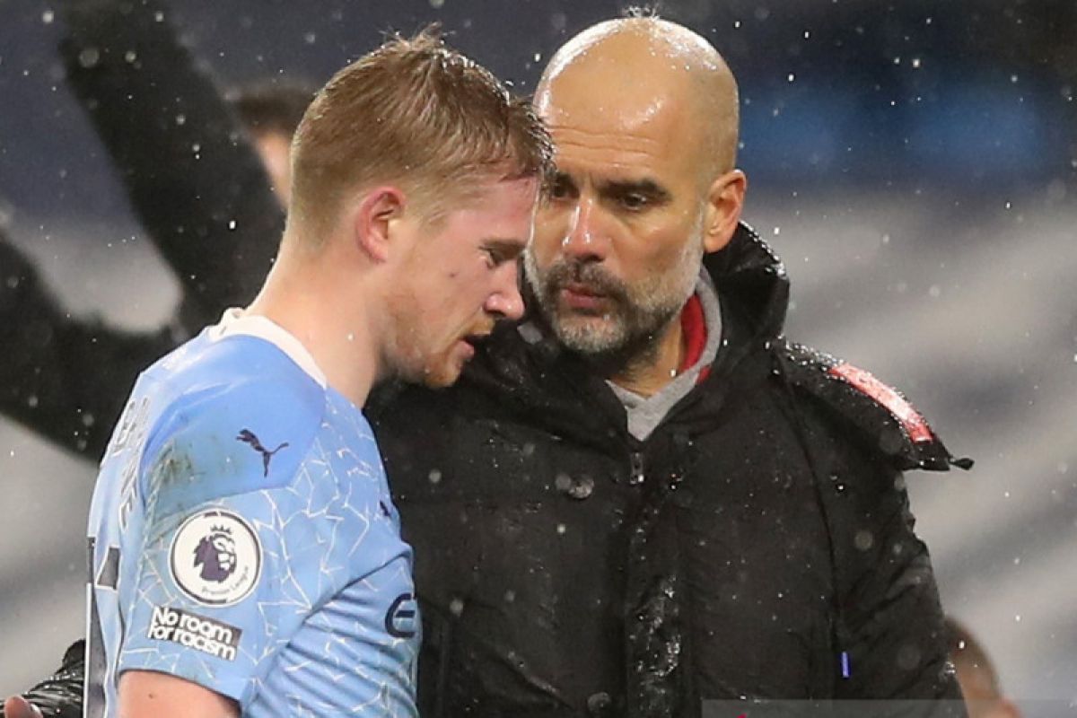 Guardiola beri kabar terbaru terkait cedera De Bruyne  dan Kyle Walker