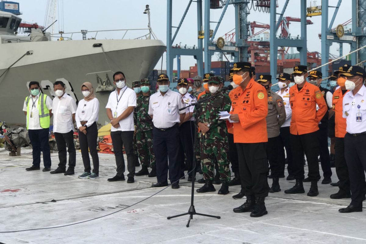 Basarnas menghentikan pencarian korban Sriwijaya Air SJ 182