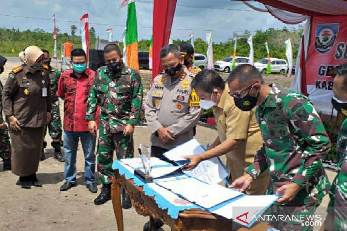 Pemkab Bangka Selatan serahkan aset Markas Kodim