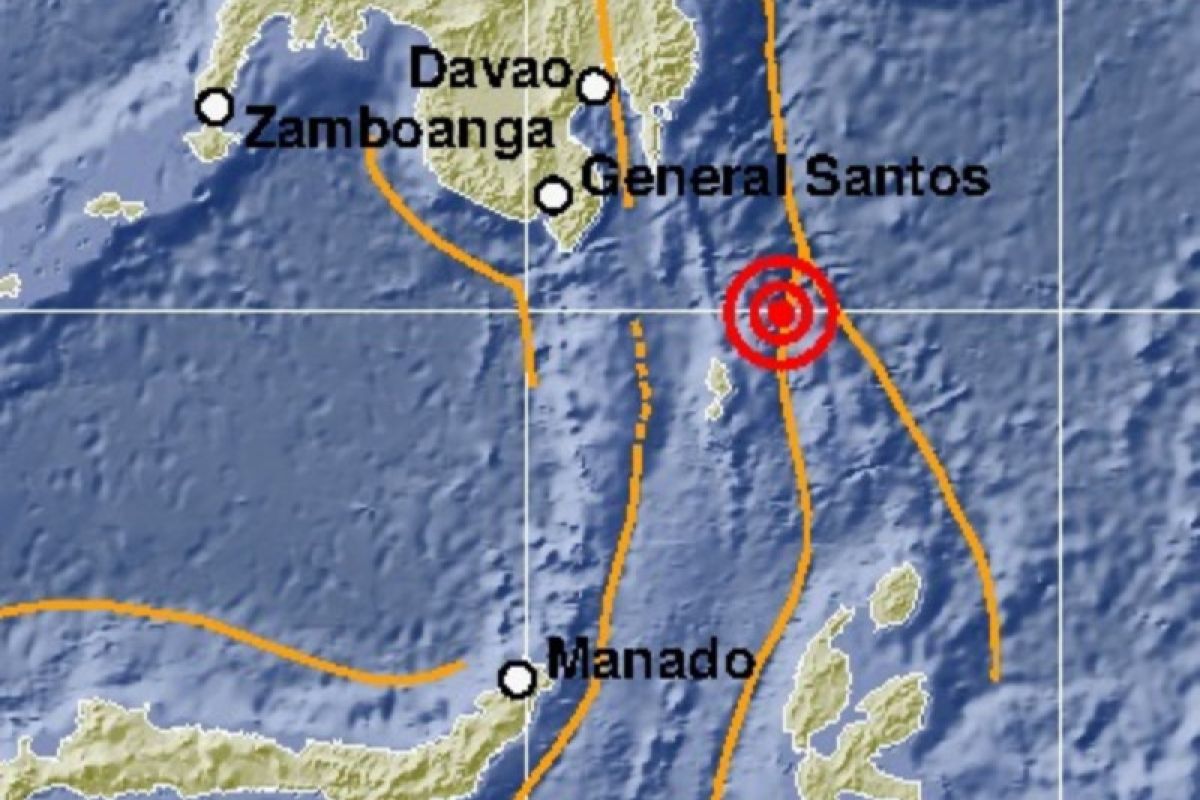 Gempa  tektonik magnitudo 7,1 di Talaud, Sulawesi Utara