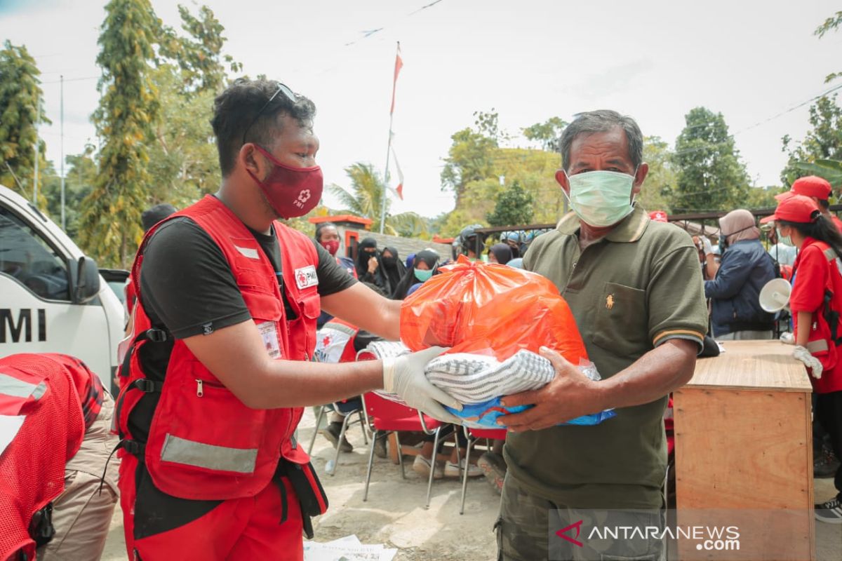 PMI sisir lokasi pengungsian di wilayah pegunungan Malunda Sulbar