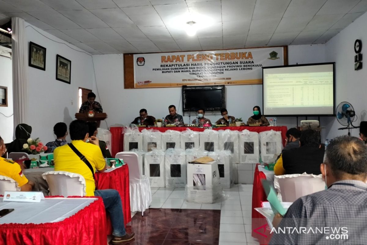 KPU Rejang Lebong segera tetapkan calon bupati-wakil bupati terpilih