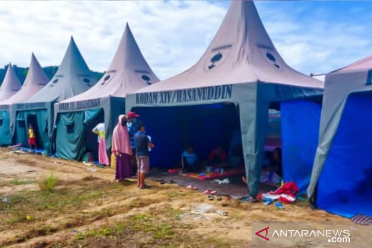 Kodam XIV/Hasanuddin sediakan tenda untuk 1.500 pengungsi