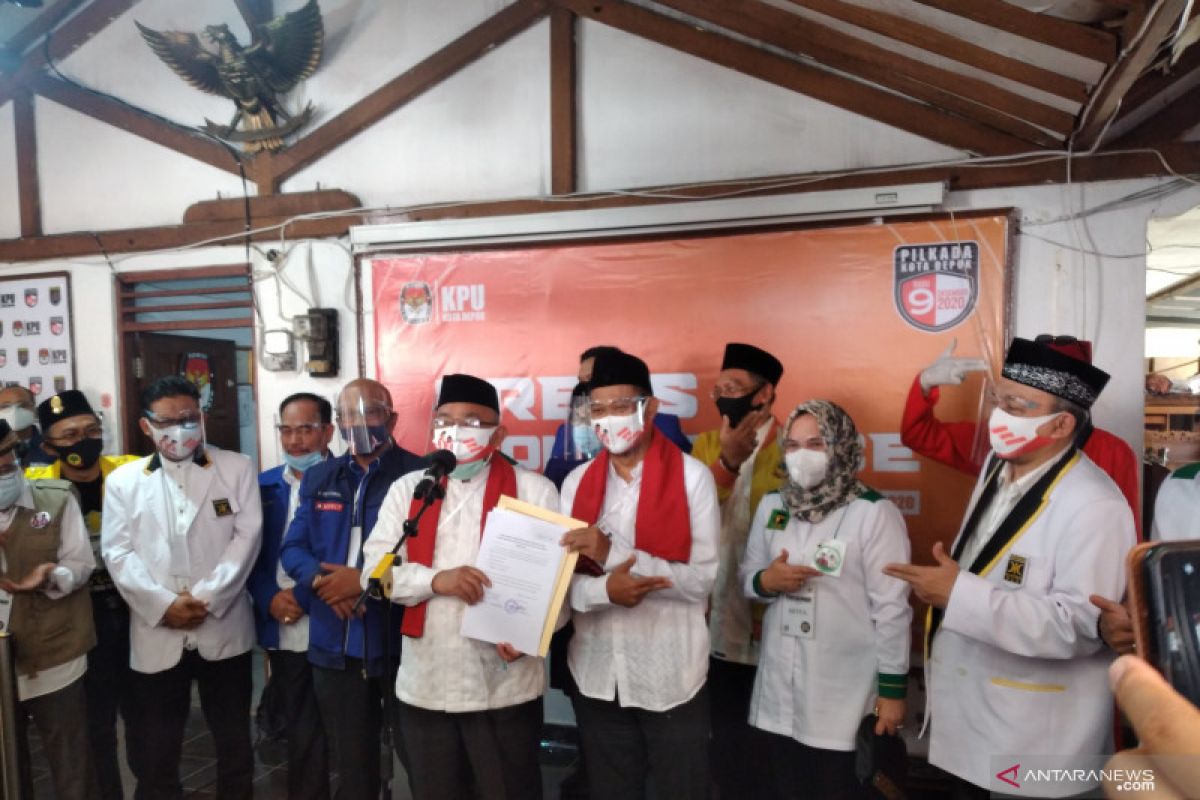 KPU Depok resmi tetapkan Idris-Imam sebagai Wali Kota-Wawali terpilih