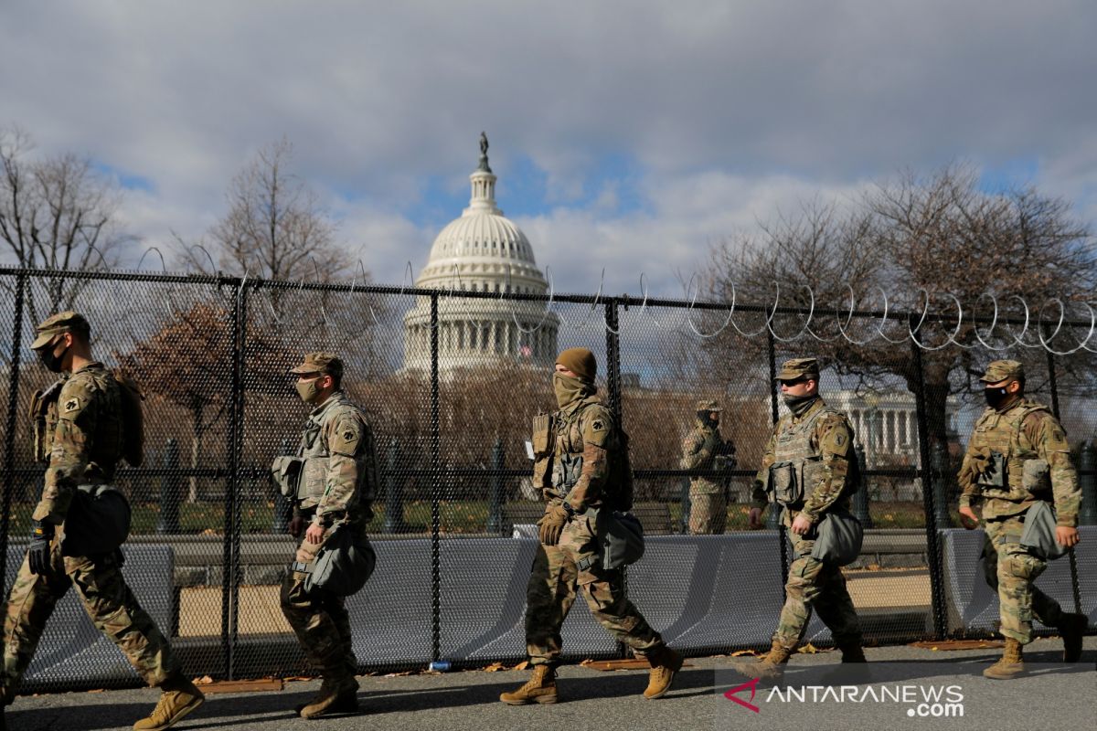 Lebih dari 150 Garda Nasional di Washington  positif COVID-19