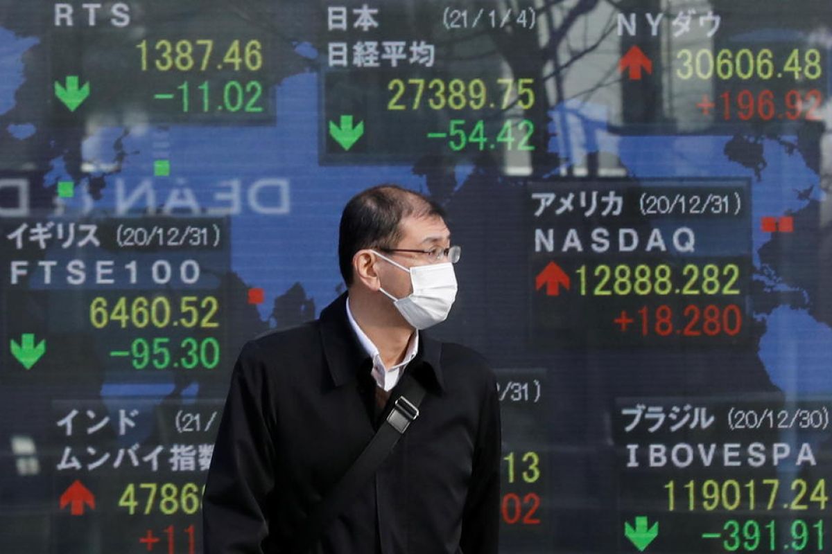 Pasar saham Asia berhati-hati jelang laporan inflasi AS, Bitcoin jatuh
