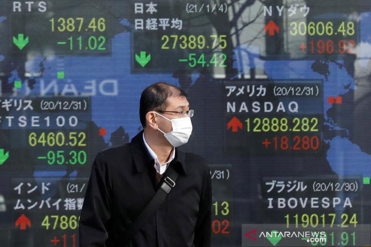 Saham Tokyo dibuka lebih rendah ikuti Wall Street semalam