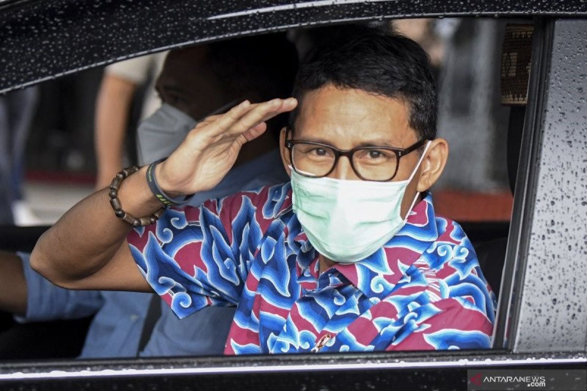 Menparekraf Sandiaga Uno sambangi KPK bahas pengelolaan anggaran agar tepat sasaran