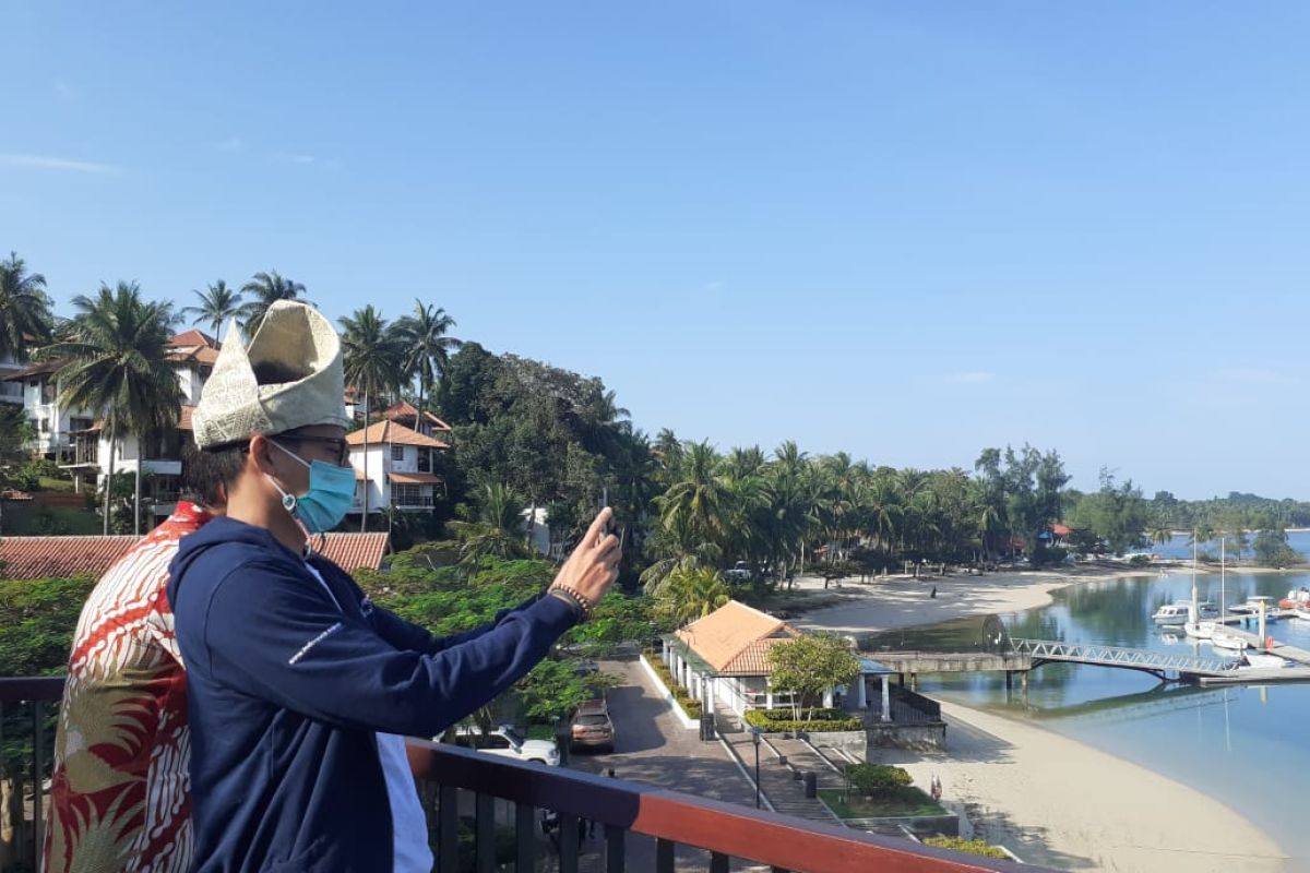 Menparekraf Sandiaga Uno kunker di Batam