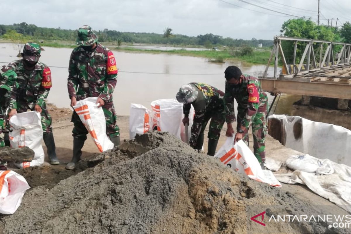 Jembatan Benua Anyar Mataraman Banjar sudah bisa dilintasi