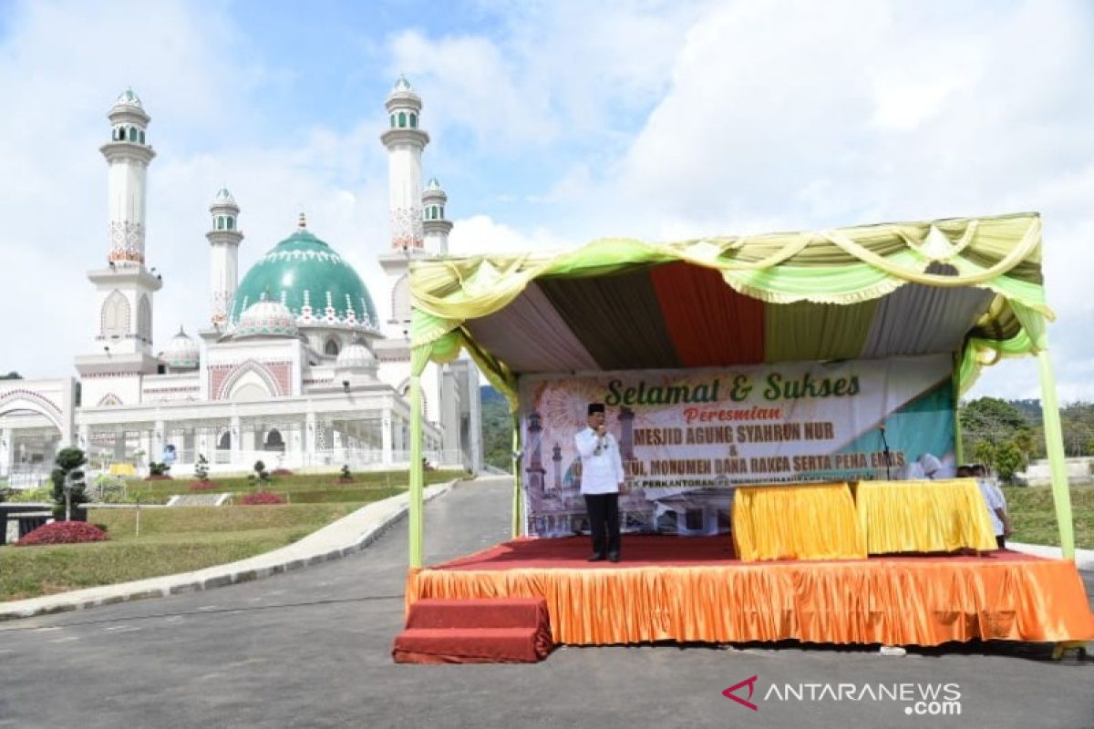 Peresmian Masjid Agung Syahrun Nur Tapsel tetap ikuti protokol kesehatan