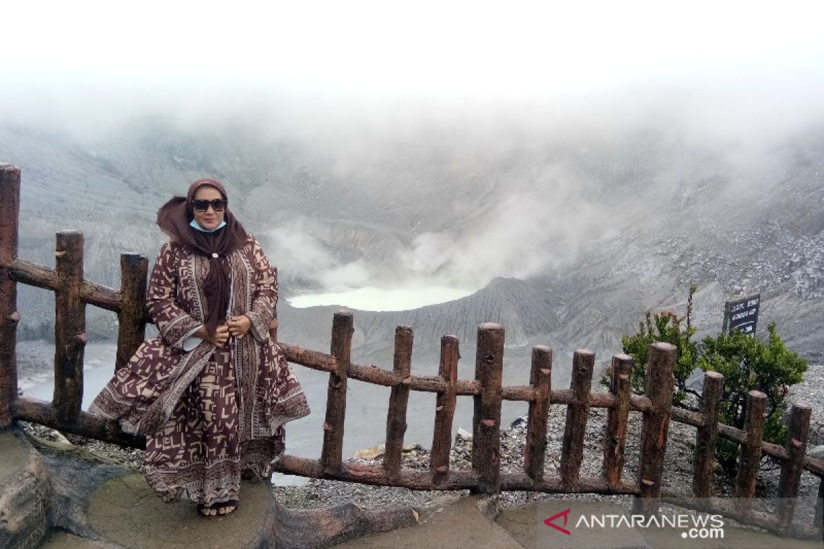 Wisata Alam Gunung Tangkuban Perahu sepi pengunjung