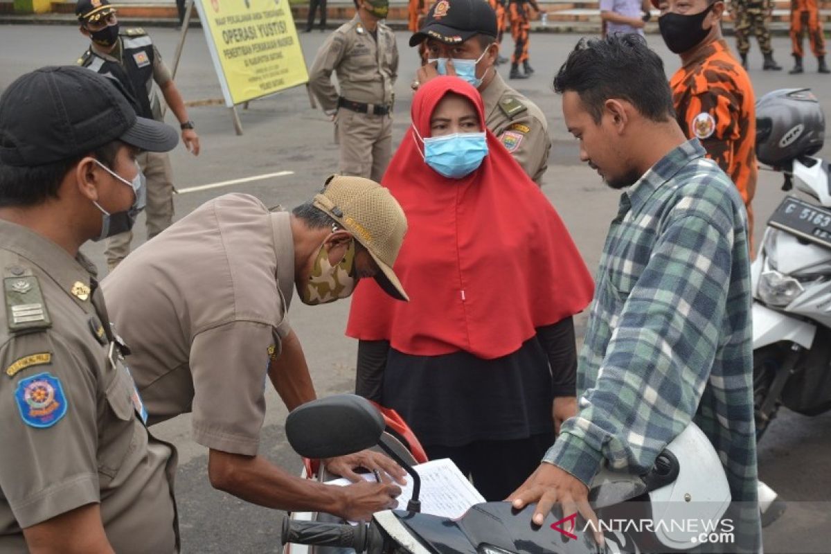 Sebanyak 1,9 juta orang di Jawa Timur terjaring operasi yustisi PPKM