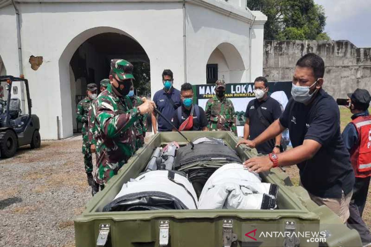 Antisipasi ledakan kasus COVID-19 di Solo, TNI AD bangun RS Lapangan