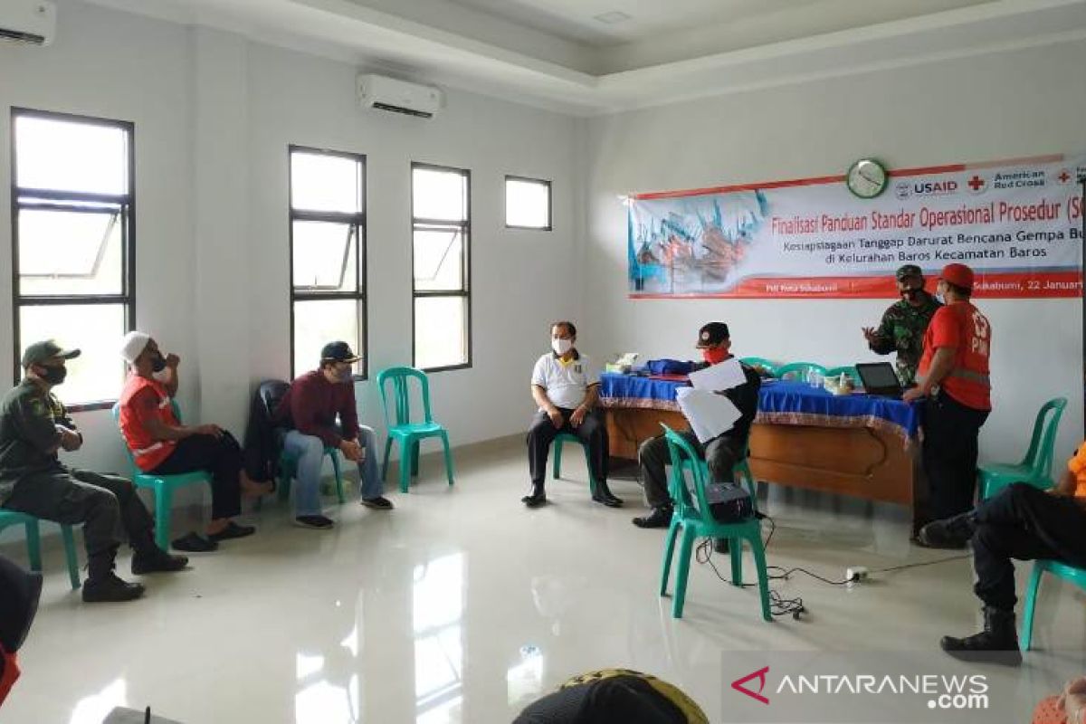 PMI Sukabumi finalisasi SOP penanganan dan kesiapsiagaan gempa bumi