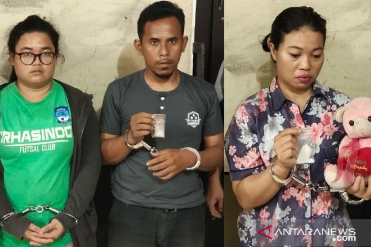 Pasutri dan ipar jadi bandar narkoba ditangkap Satres Narkoba Tanjungbalai