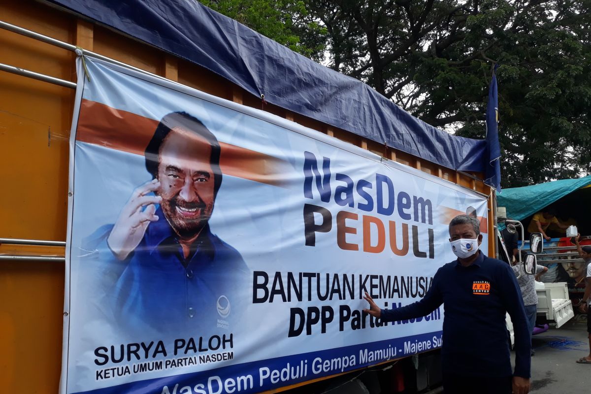 NasDem Sulteng  salurkan bantuan untuk penyintas gempa terisolir